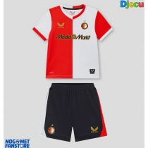 Feyenoord Domaci Dres za djecu 2025-26 Kratak Rukav (+ Kratke hlače)